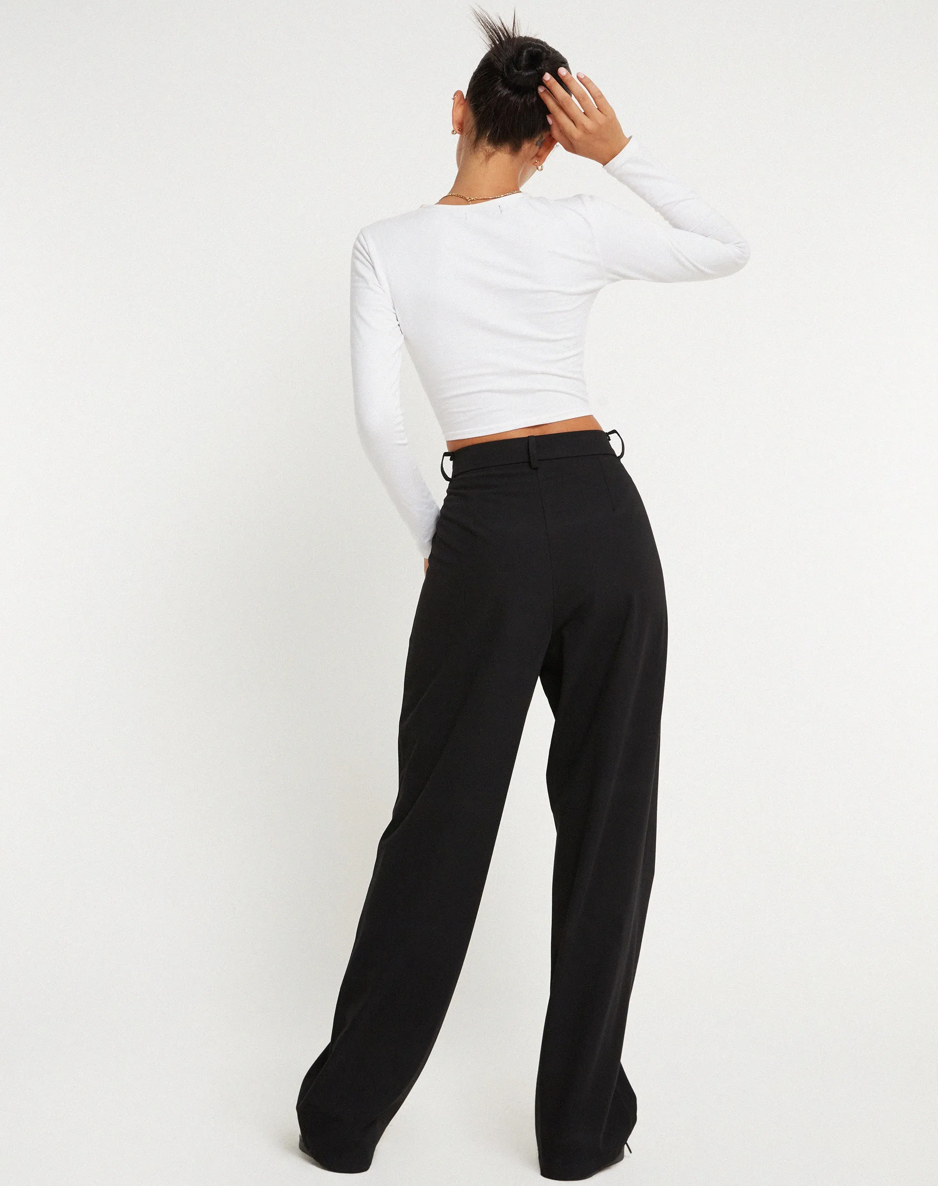 Abba Trouser in Black