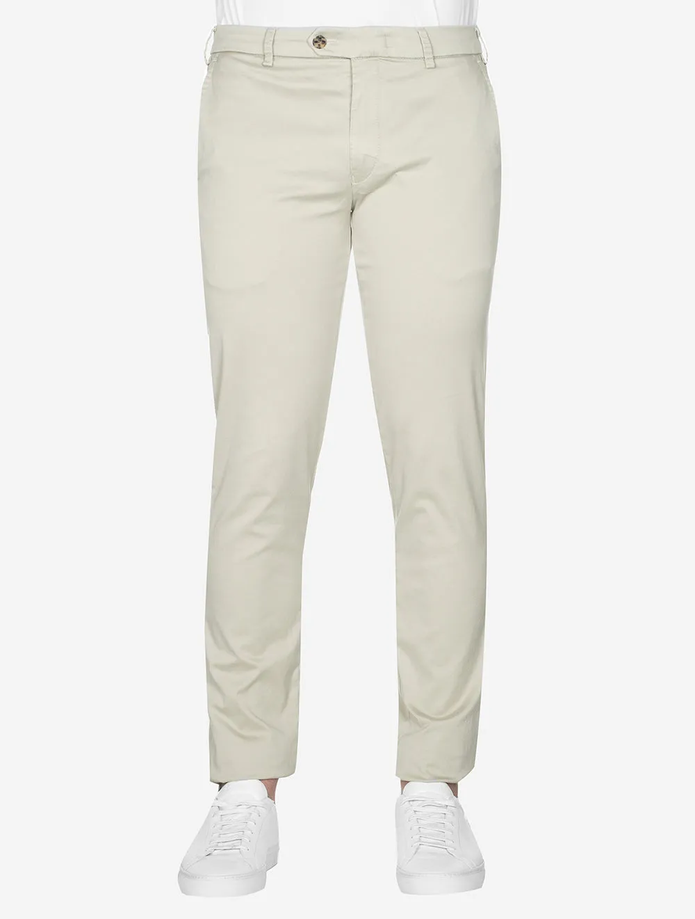 Beige Super Stretch Chino