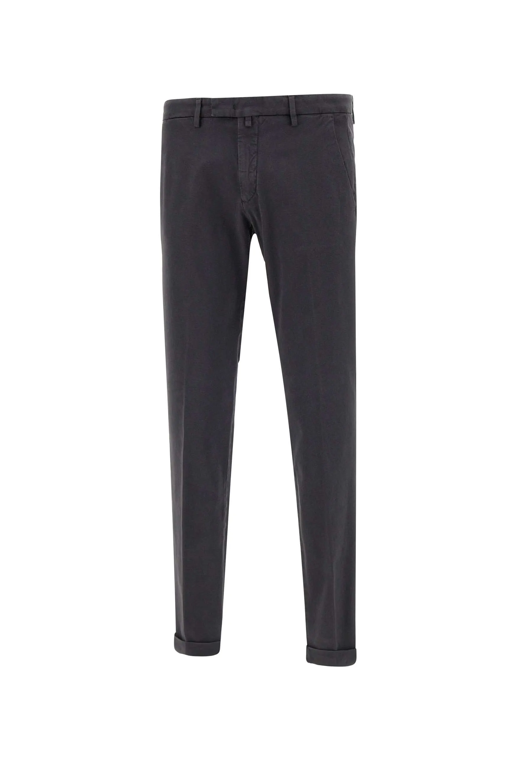 Bi-Stretch Cotton Grey Trousers