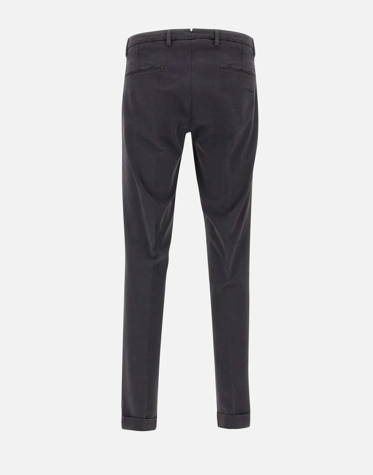 Bi-Stretch Cotton Grey Trousers