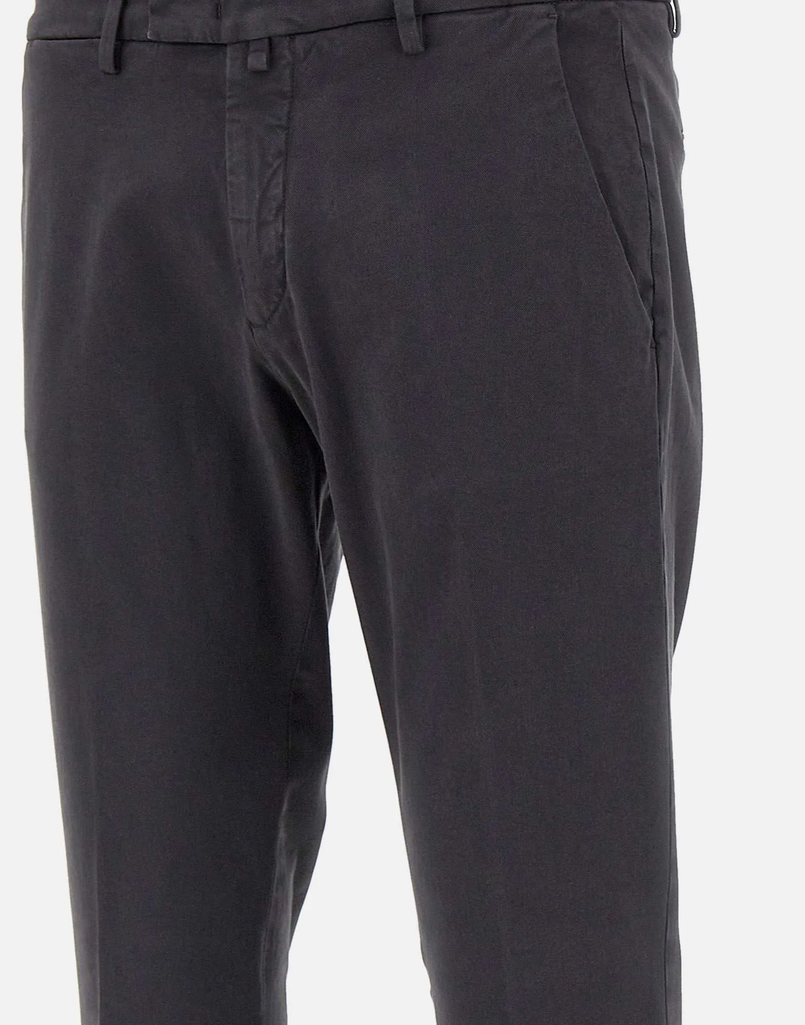 Bi-Stretch Cotton Grey Trousers