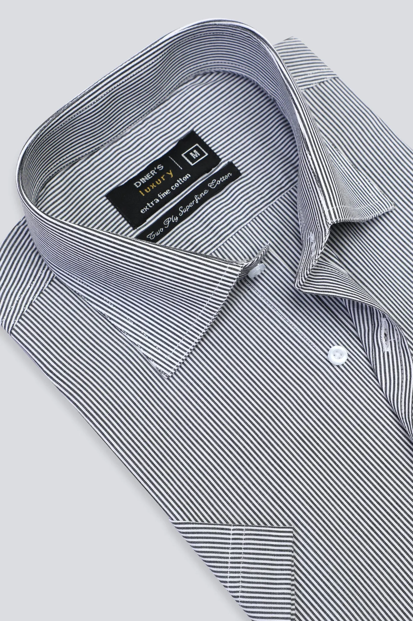 Black Stripes Formal Shirt (Half Sleeves)