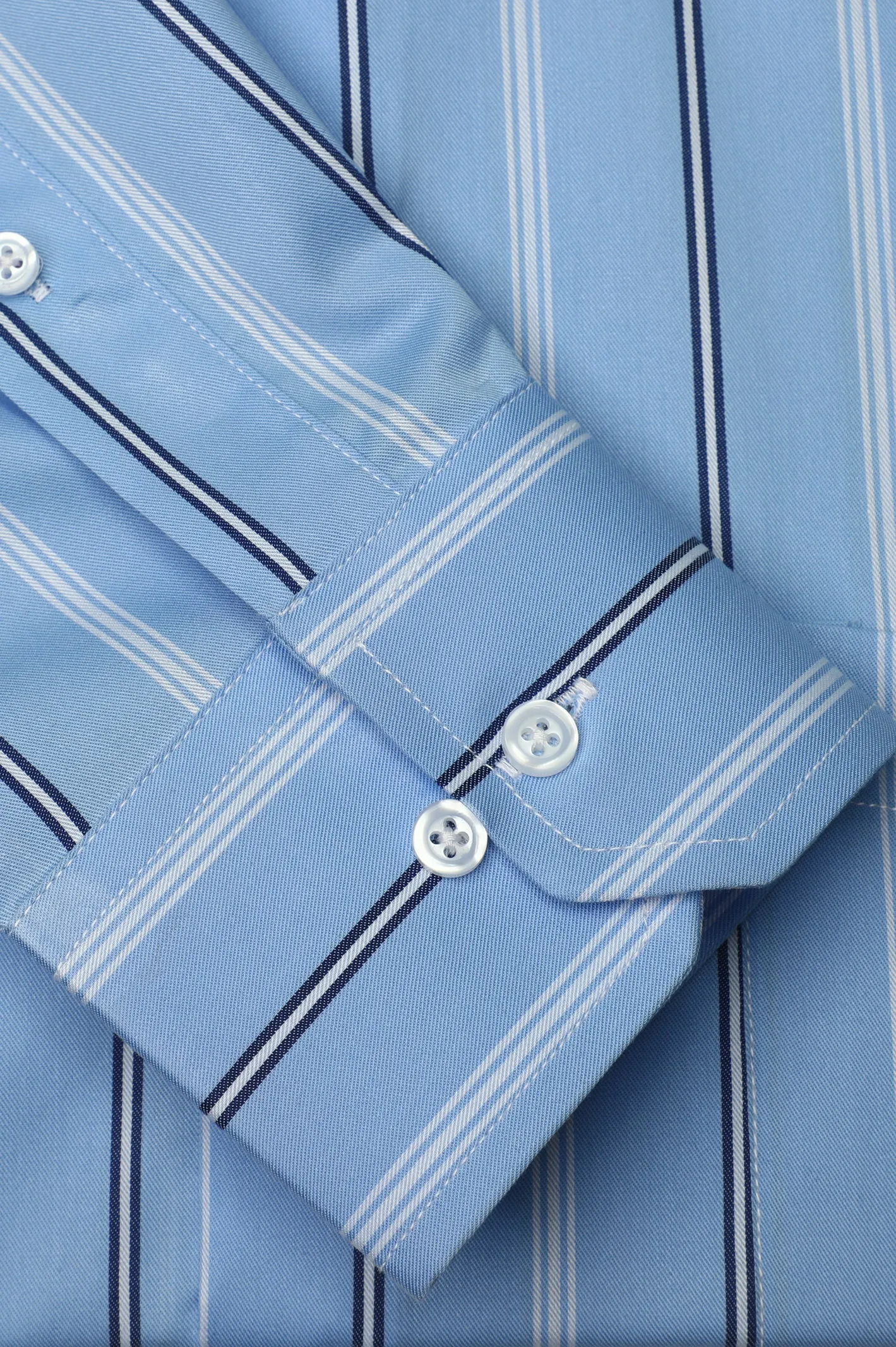 Blue Broadstripes Formal Shirt