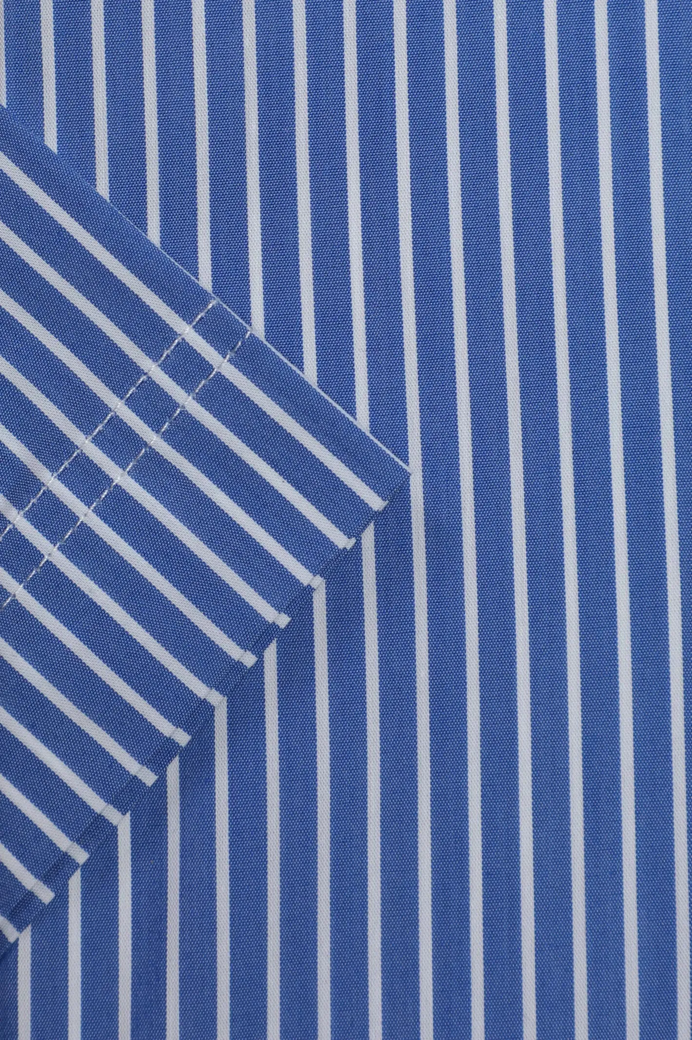 Blue Pinstripe Formal Shirt (Half Sleeves)