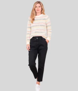 Brakeburn Black Mom Fit Jeans