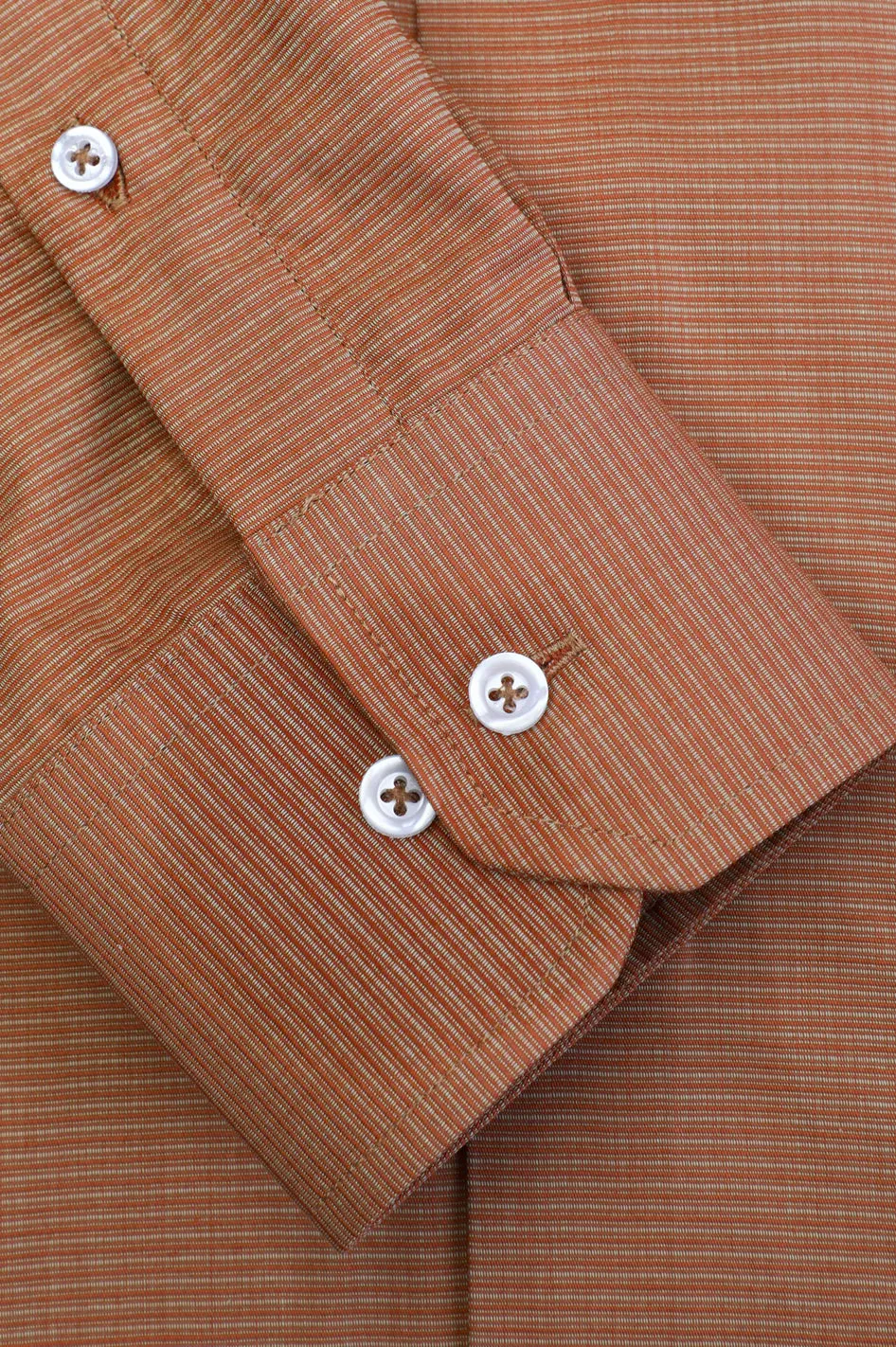 Brown Textured Formal Shirt