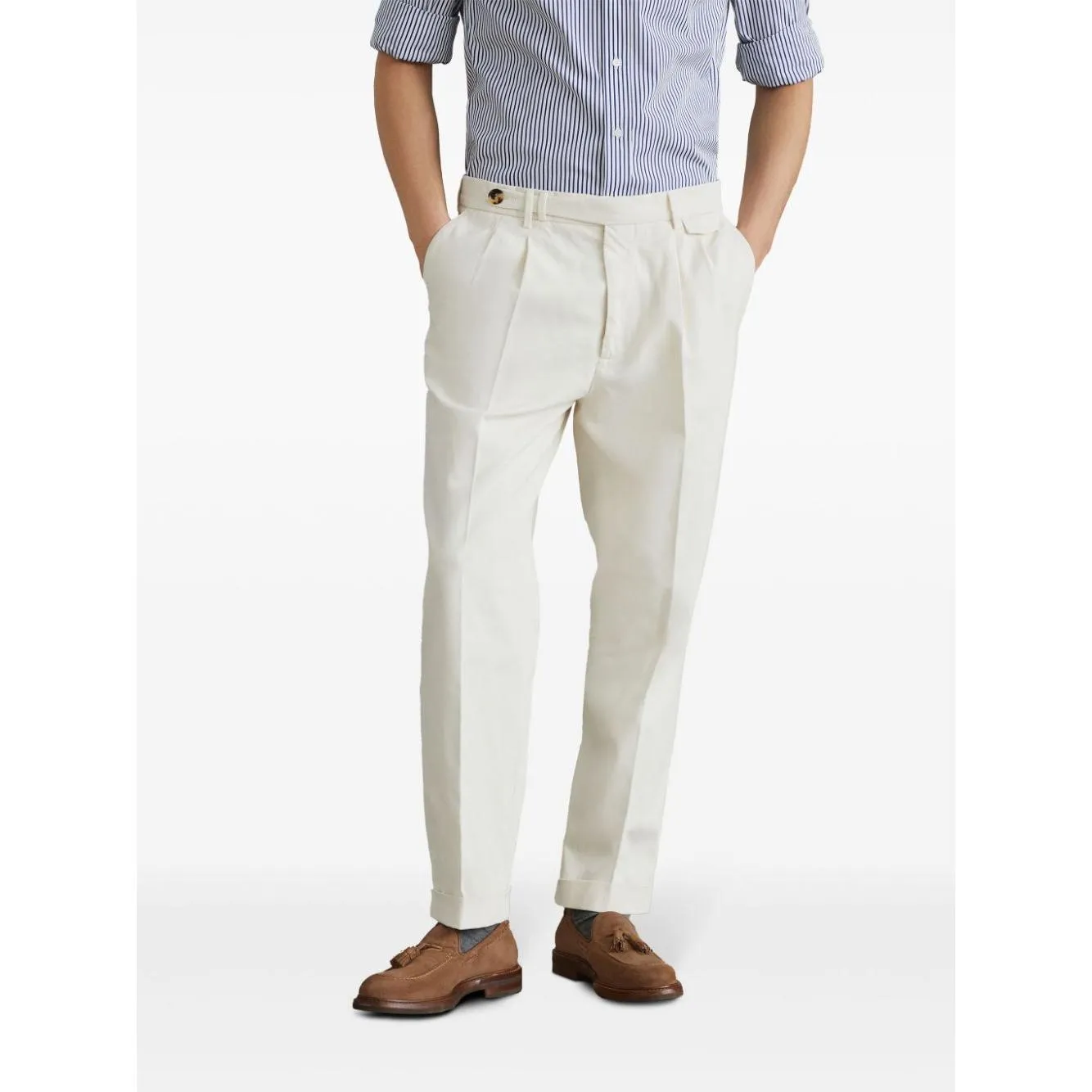 Brunello Cucinelli Trousers Cream