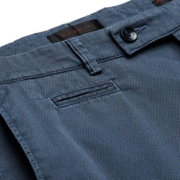 Bugatti Mens Trousers Chino Dark Blue