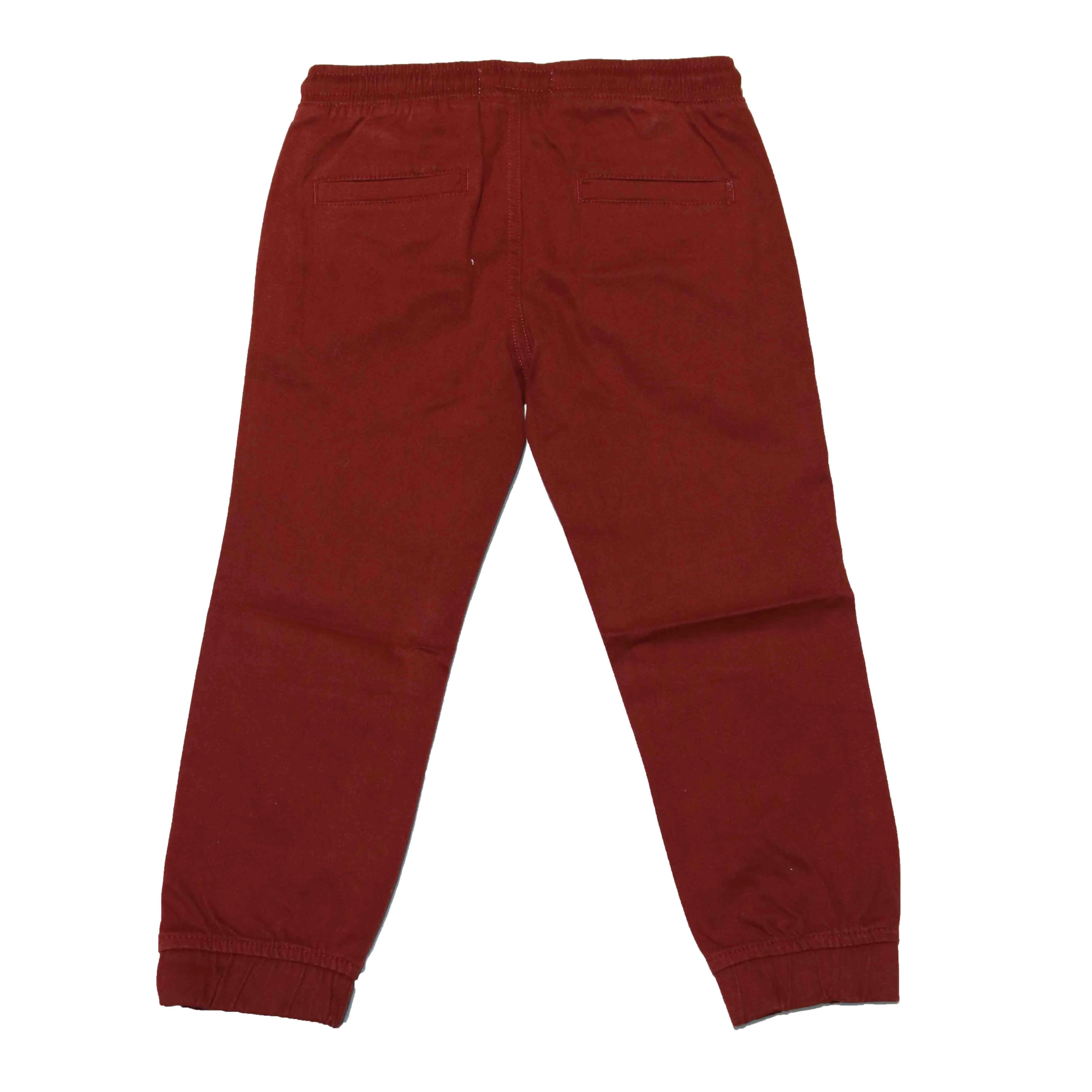 Burgundy Elastic Waist Jogger