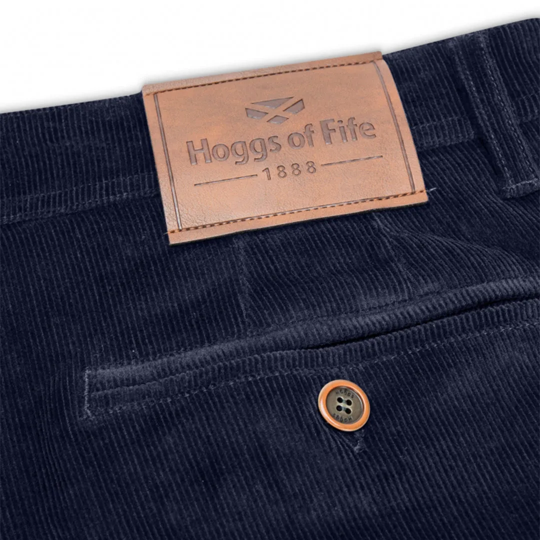 Cairnie Comfort Stretch Cord Trousers  - Marine by Hoggs of Fife