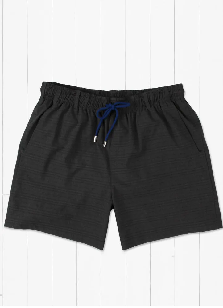 Calabassas Stretch Swim Trunk in Charcoal by Southern Marsh