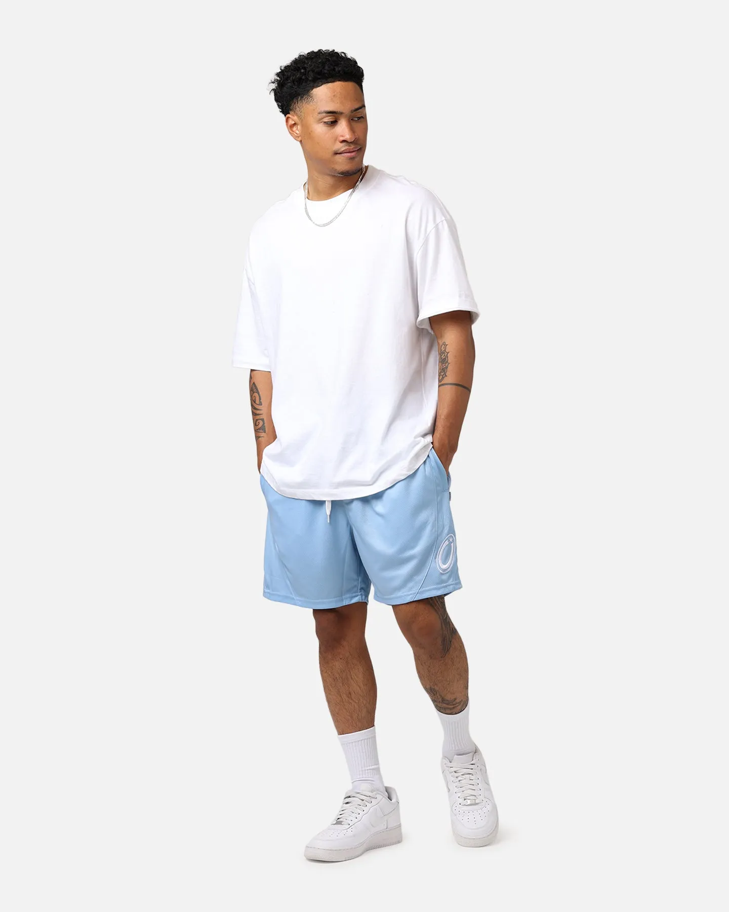 Carré C-Star Mesh Basketball Shorts Light Blue