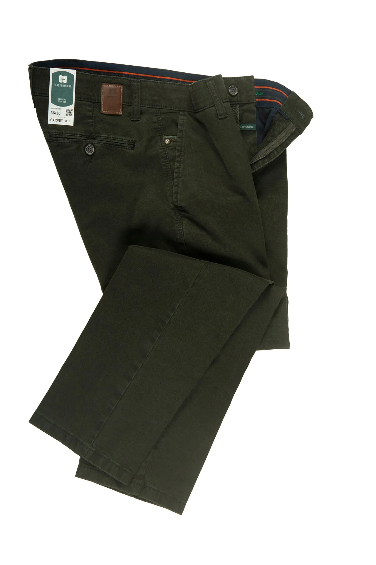 Club Of Comfort Trousers Garvey Grid 7611 R