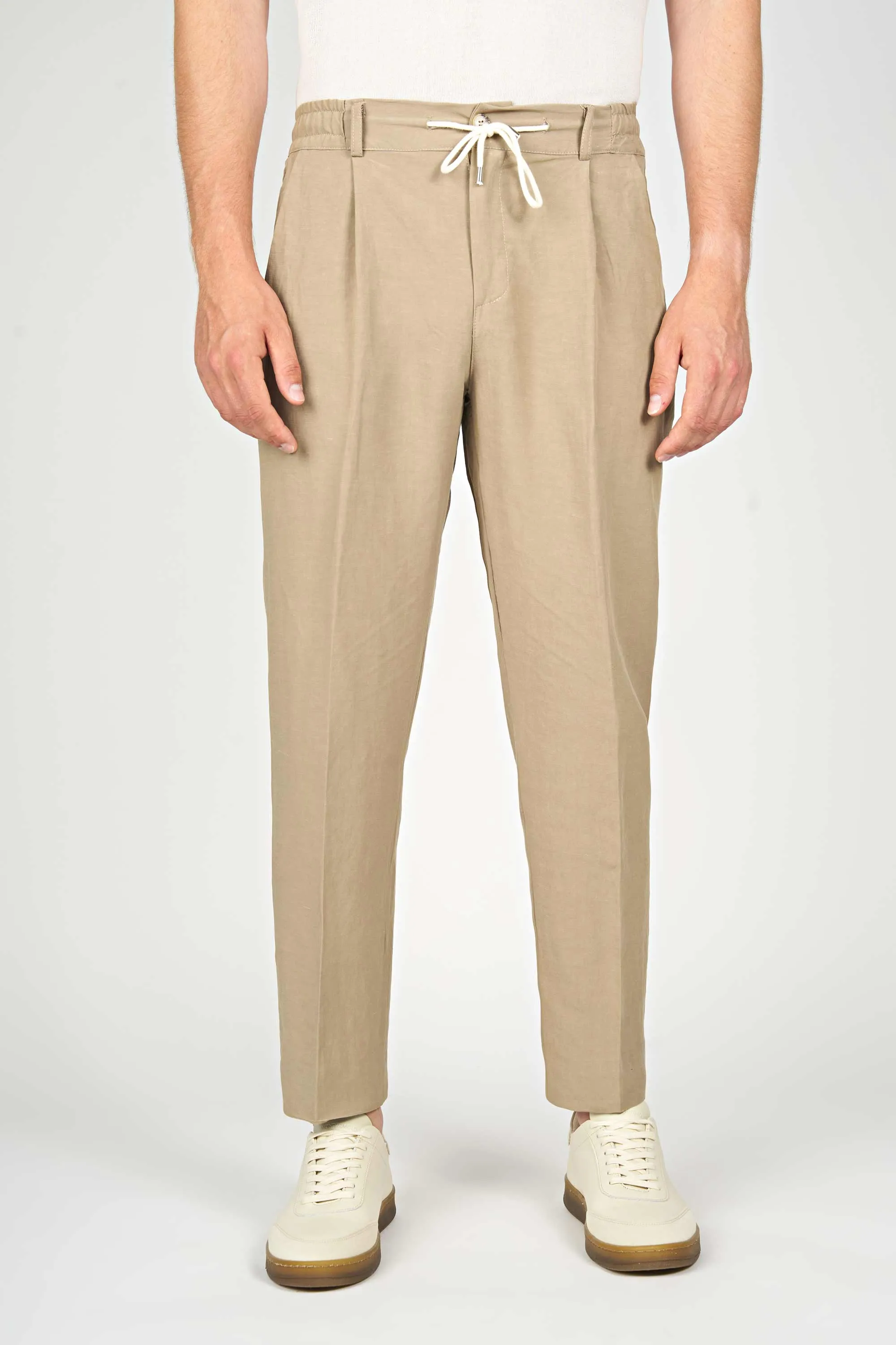 Cotton & Linen Drawstring ZMART Trousers