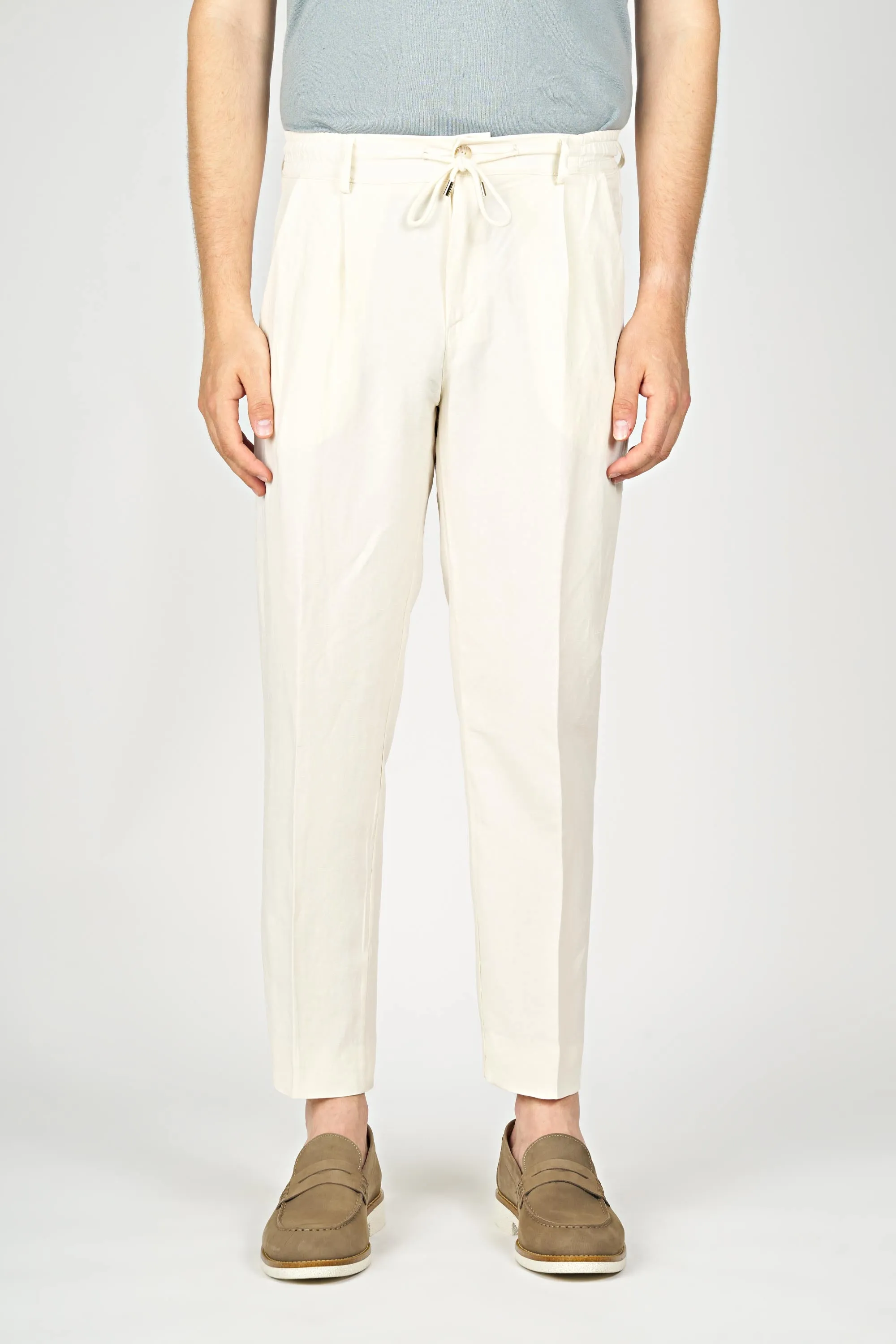 Cotton & Linen Drawstring ZMART Trousers