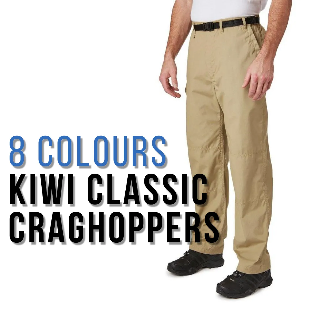 Craghoppers Mens Kiwi Classic Trousers Long Leg