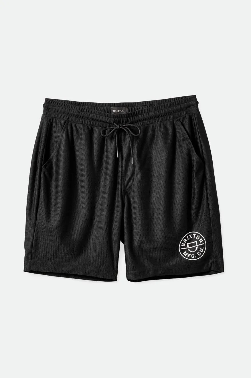 Crest Mesh Short - Black