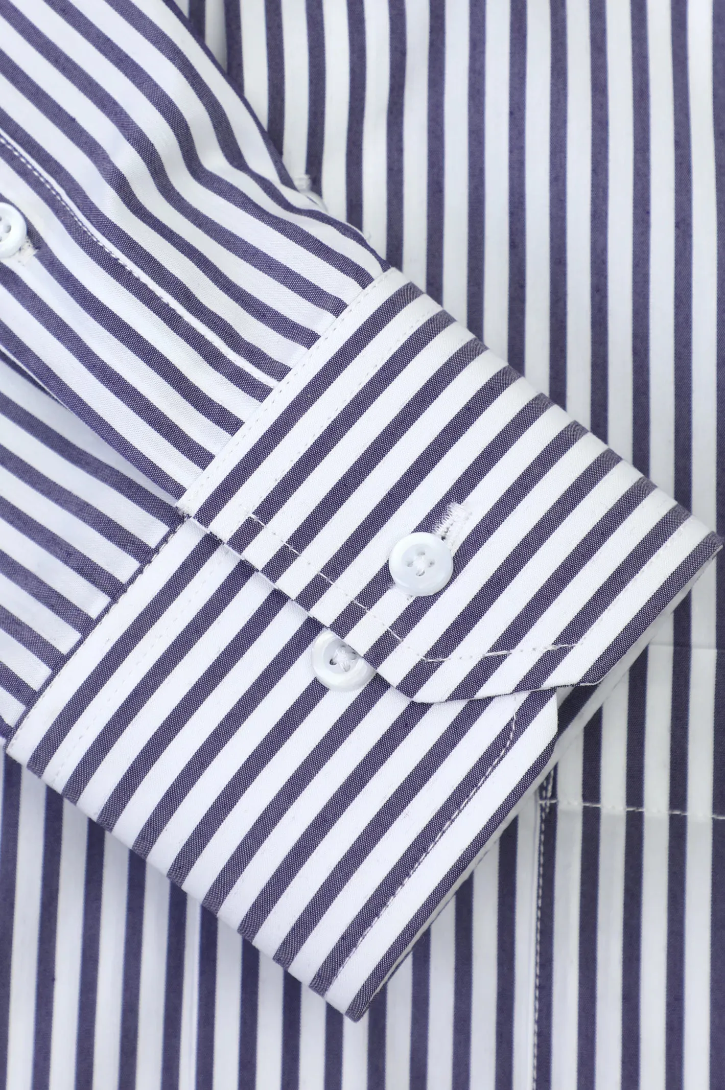 Dark Blue Bengal Stripes Formal Shirt