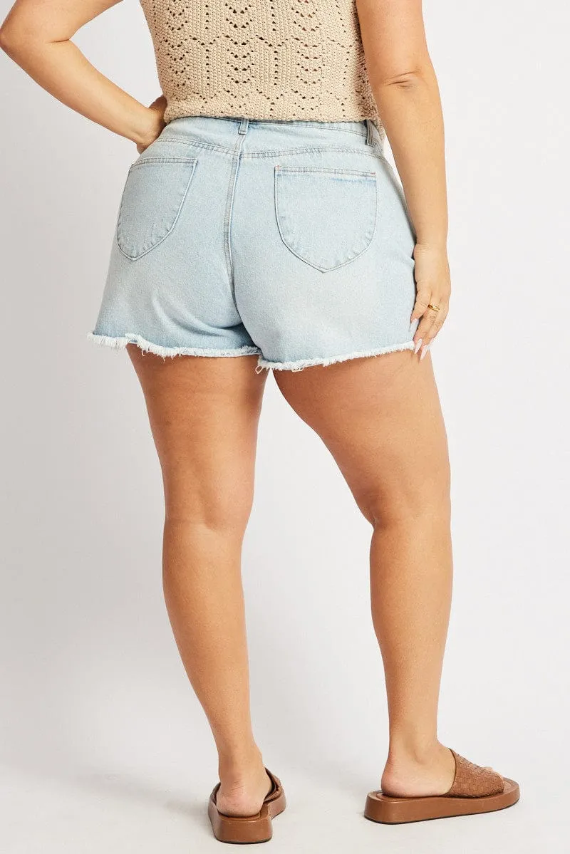 Denim Relaxed Shorts