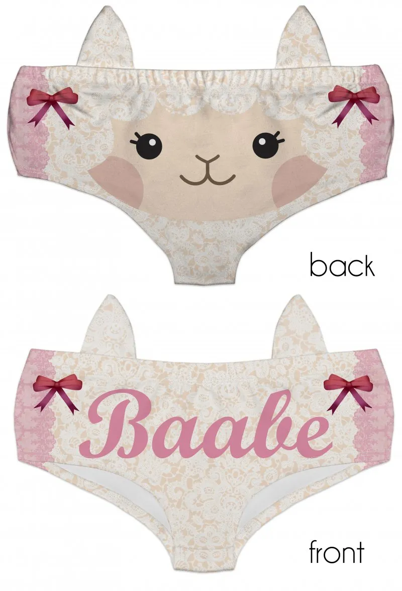 Ear Pantie - Little Lamb (6-10 UK Size)