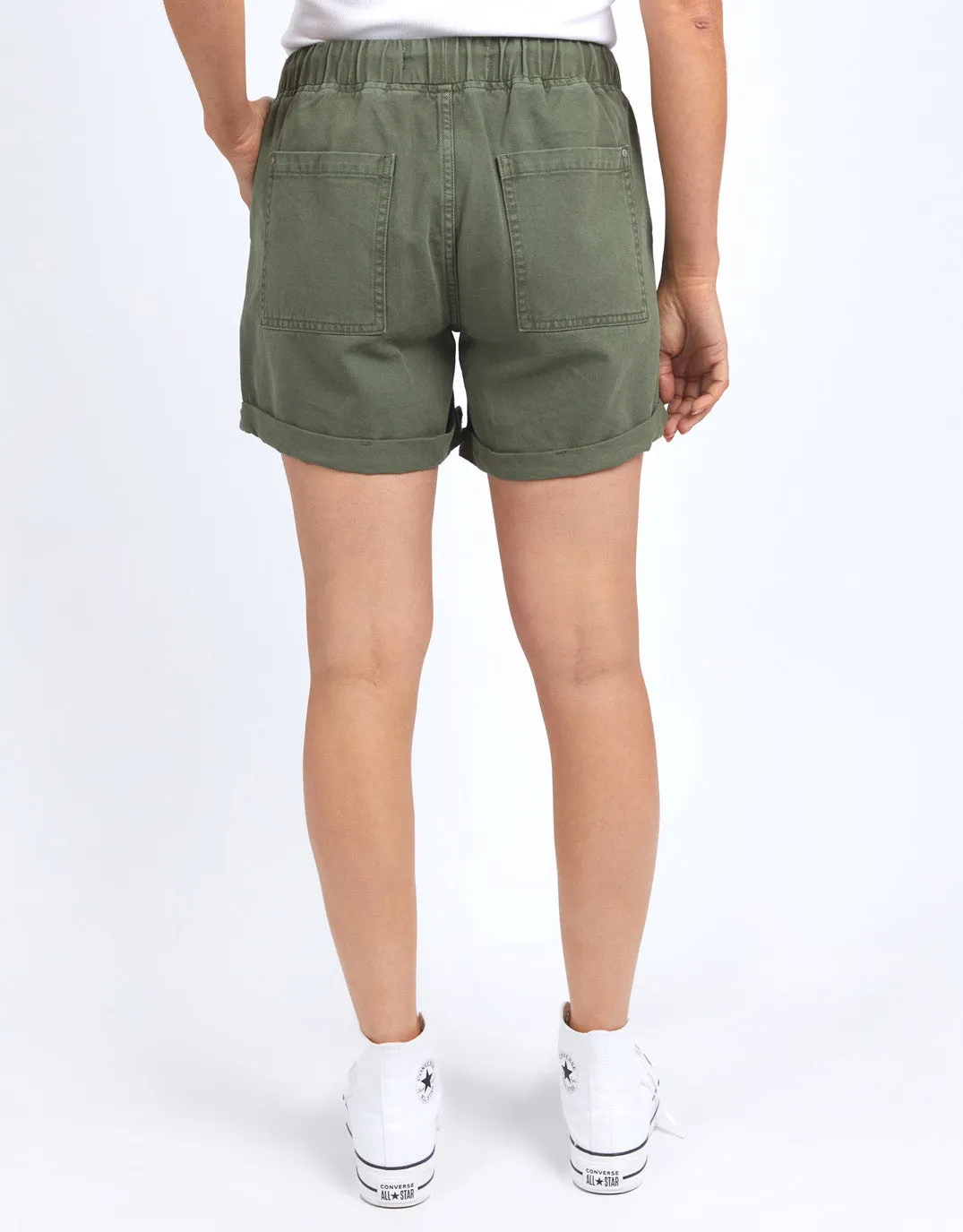 Emma Relaxed Denim Short - Four Leaf Clover