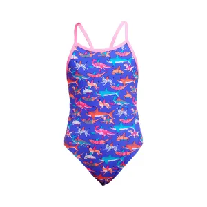 Funkita Doggie Paddle Girls Single Strap One Piece