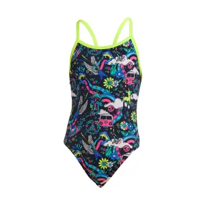 Funkita Hippy Dippy Girls Single Strap One Piece