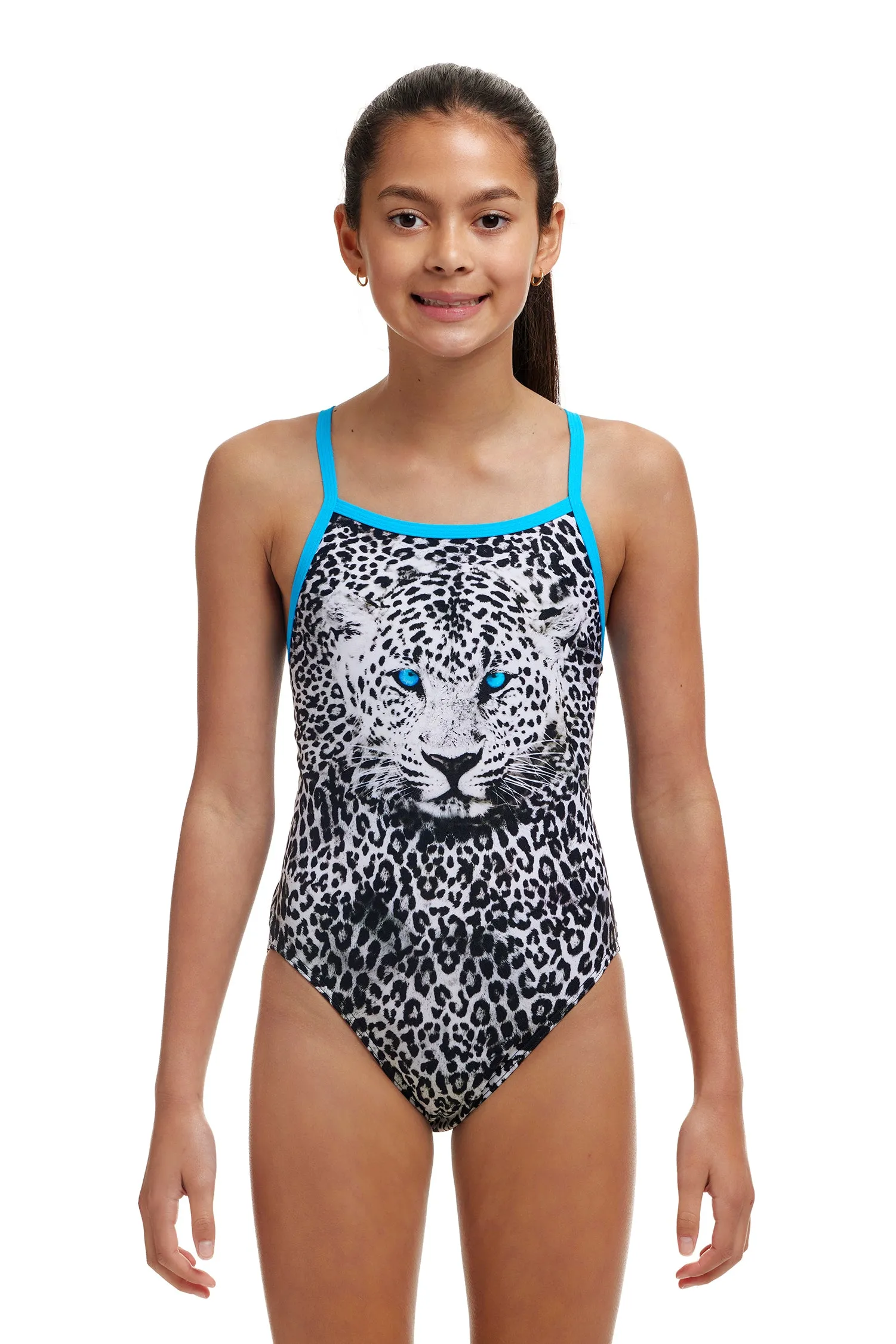 Funkita White Walker Girls Single Strap One Piece