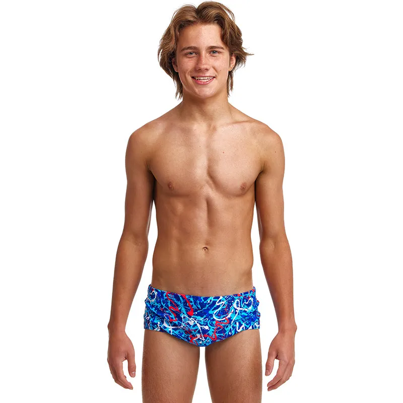 Funky Trunks - Mr Squiggle - Boys Sidewinder Trunks