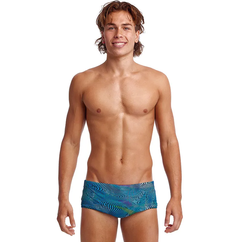 Funky Trunks - Wires Crossed - Mens Sidewinder Trunks