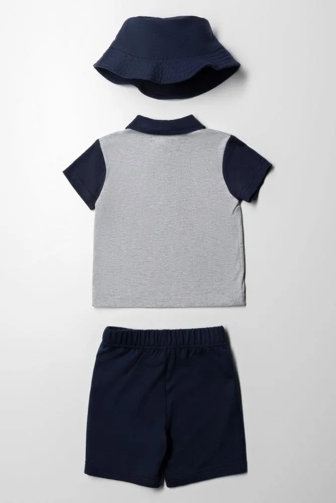 Golfer & Shorts Set Navy