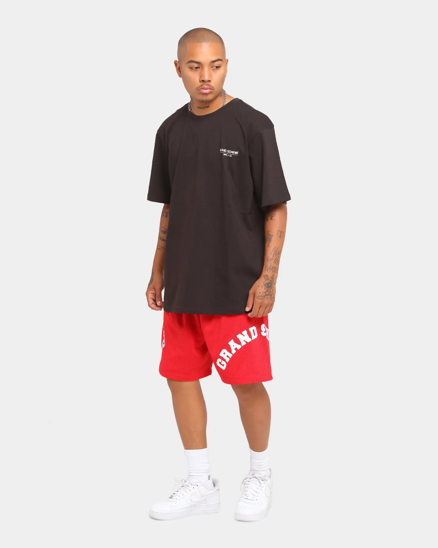 Grand Scheme Peace Court Shorts Yellow