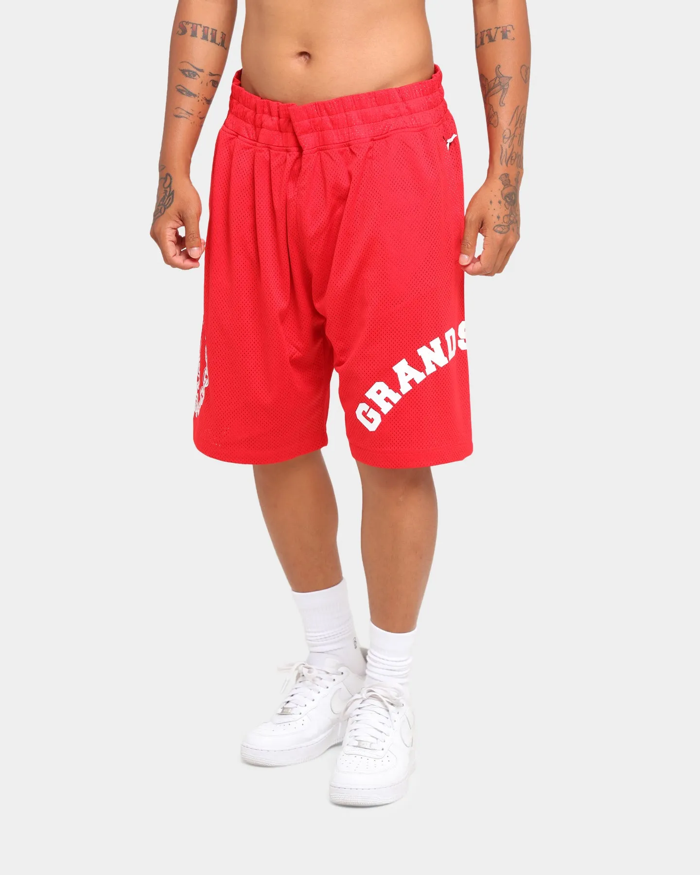 Grand Scheme Peace Court Shorts Yellow