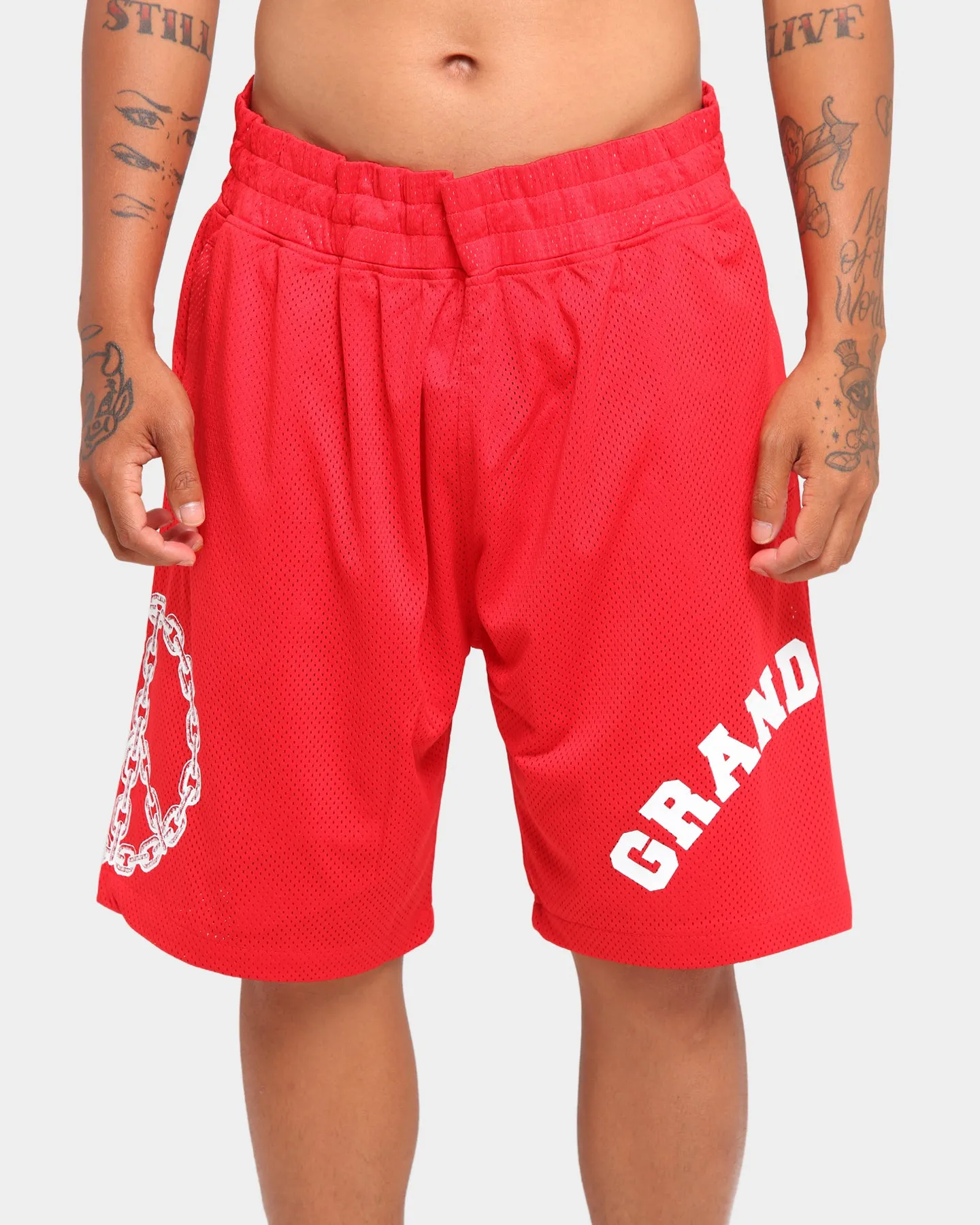 Grand Scheme Peace Court Shorts Yellow