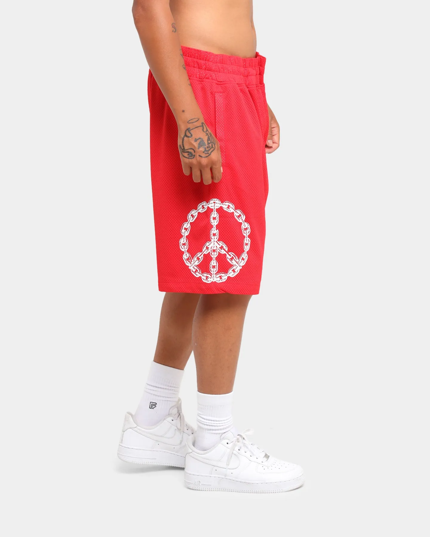 Grand Scheme Peace Court Shorts Yellow