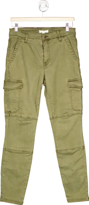 H&M Olive Green Cargo Trousers UK 12