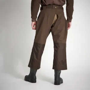 Hunting trousers Supertrack 500 waterproof brown SOLOGNAC, coffee brown