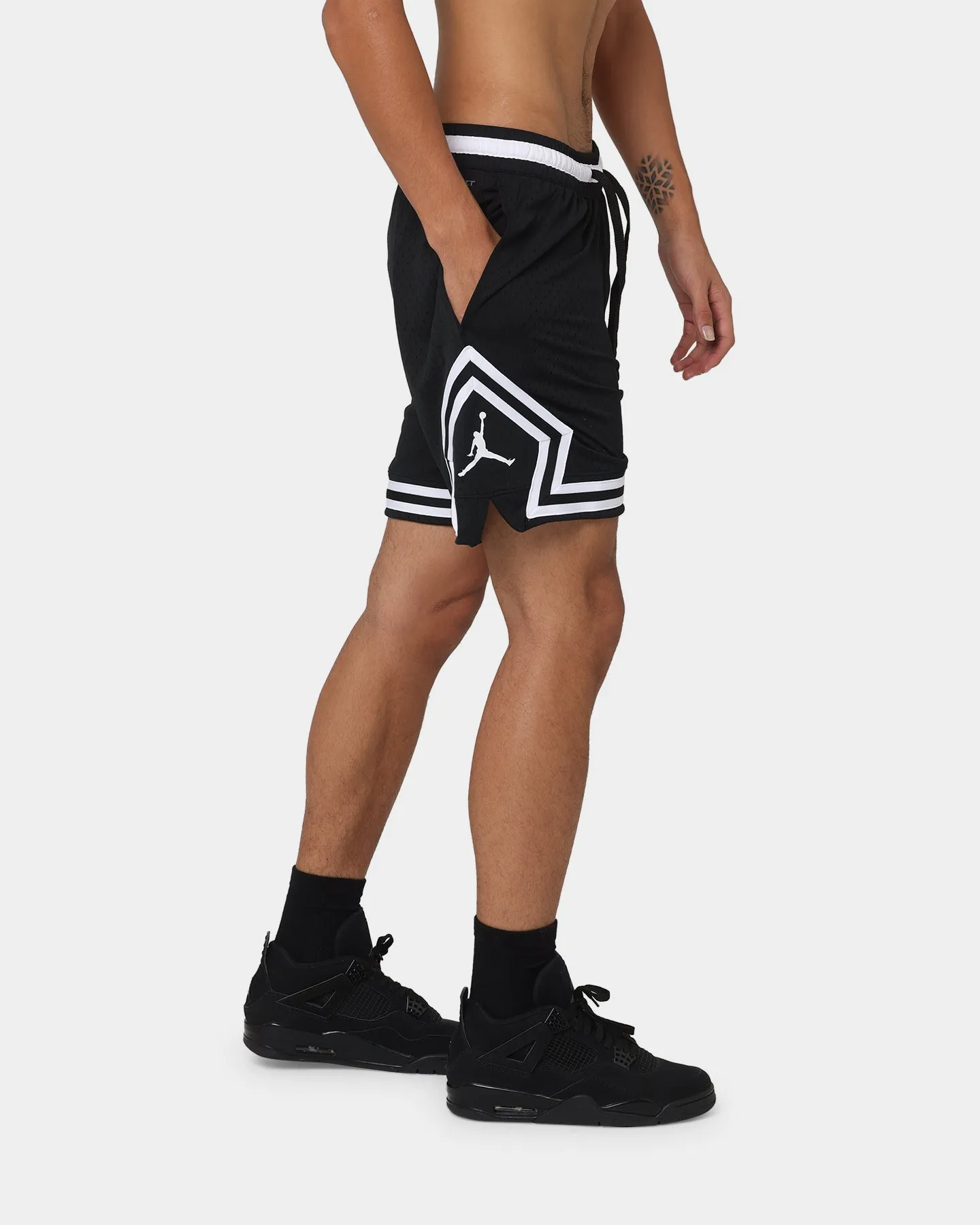 Jordan Dri-FIT Sport Diamond Shorts Black/White