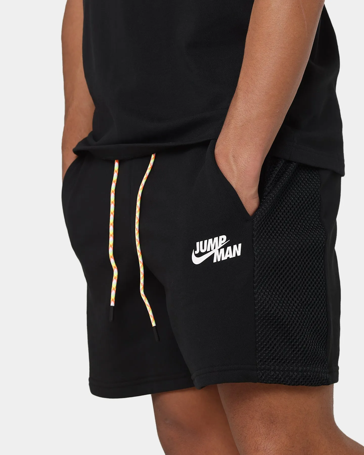 Jordan Jumpman Fleece Shorts Black/White