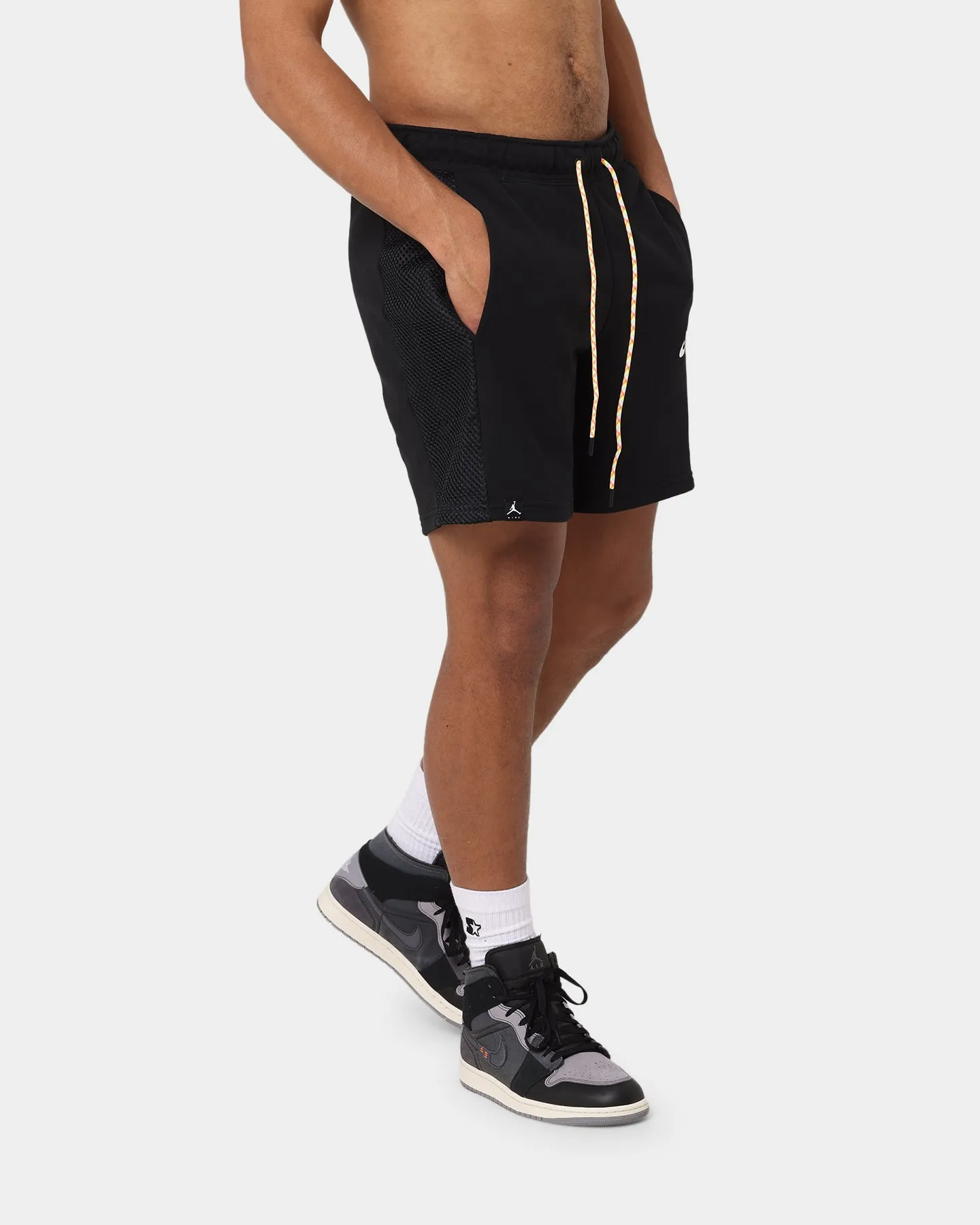 Jordan Jumpman Fleece Shorts Black/White