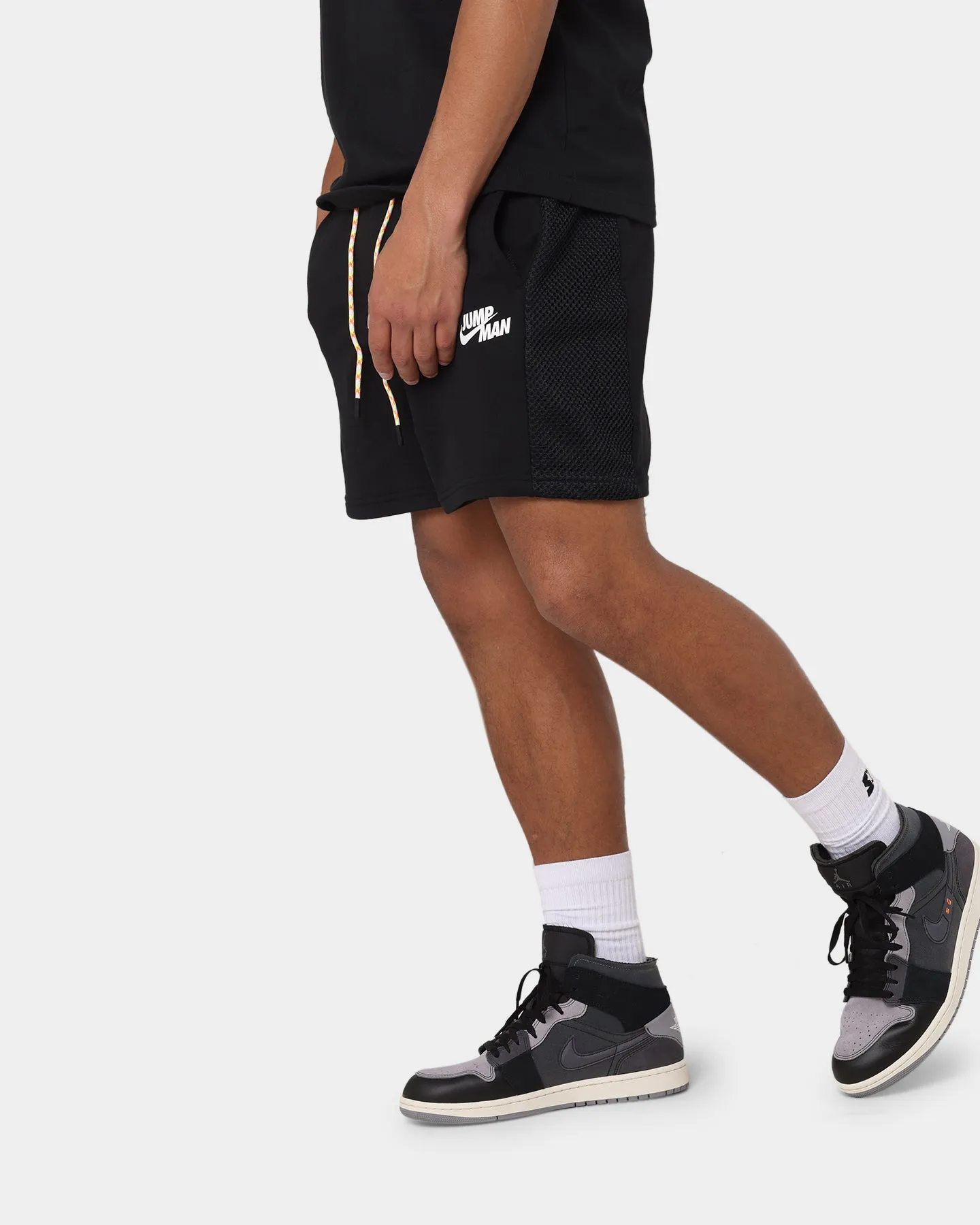 Jordan Jumpman Fleece Shorts Black/White