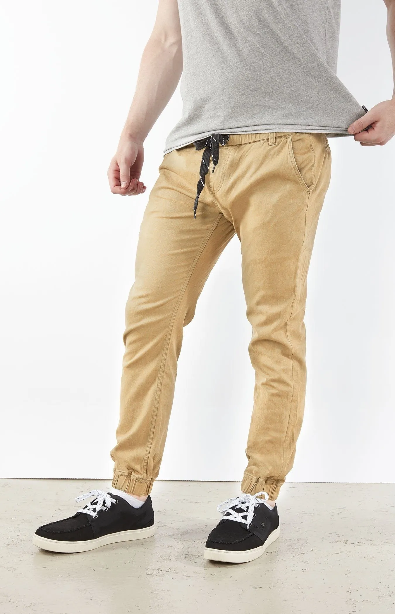 Khaki Jogger Chinos