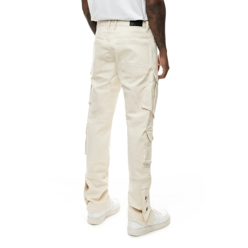 Lazy Utility Cargo Pants - Latte