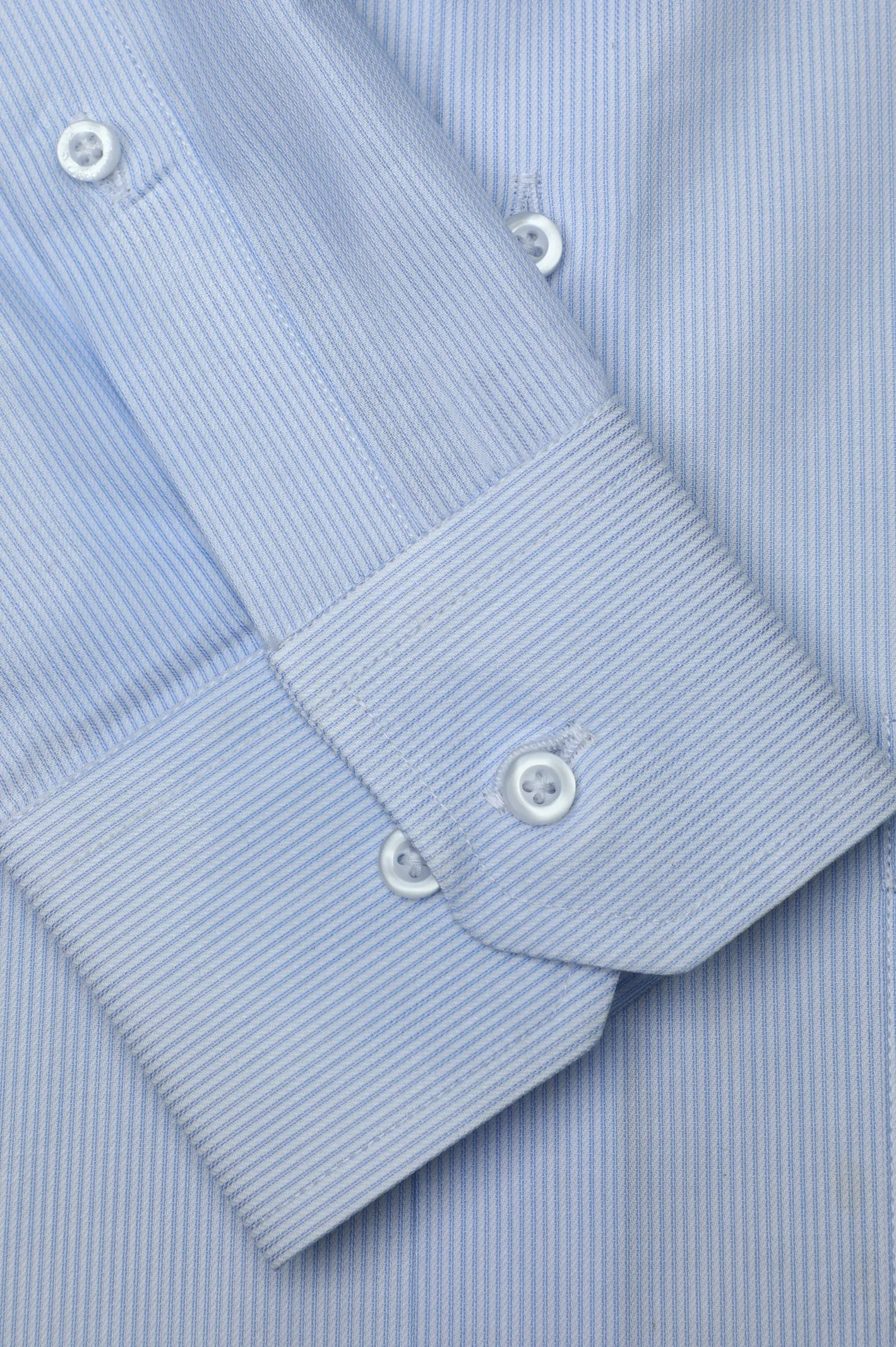 Light Blue Pencil Stripe Formal Shirt