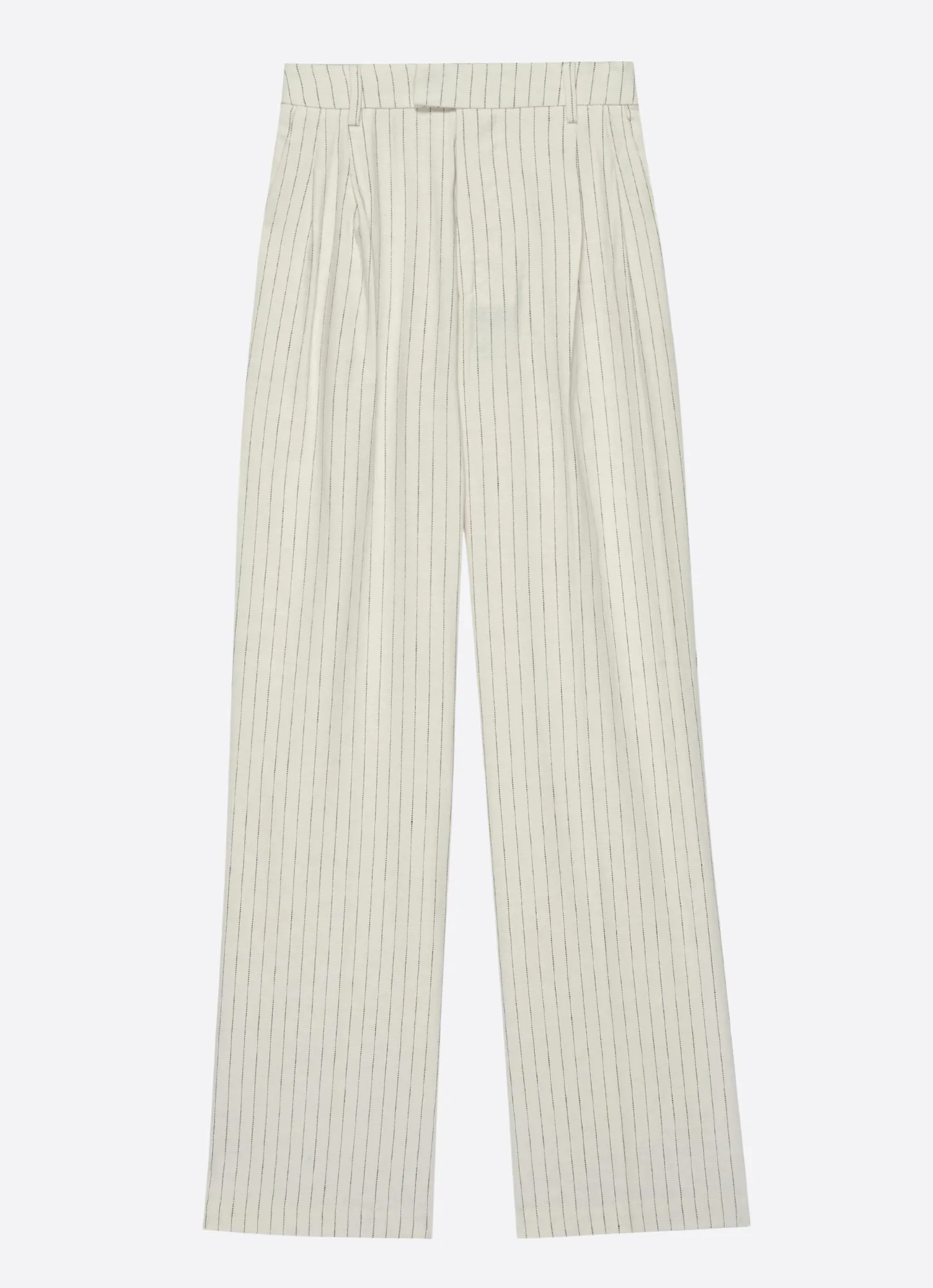 Marnie Trousers Ivory Pinstripe