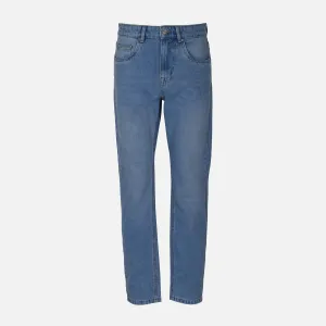 MEN REGULAR FIT DENIM TROUSERS