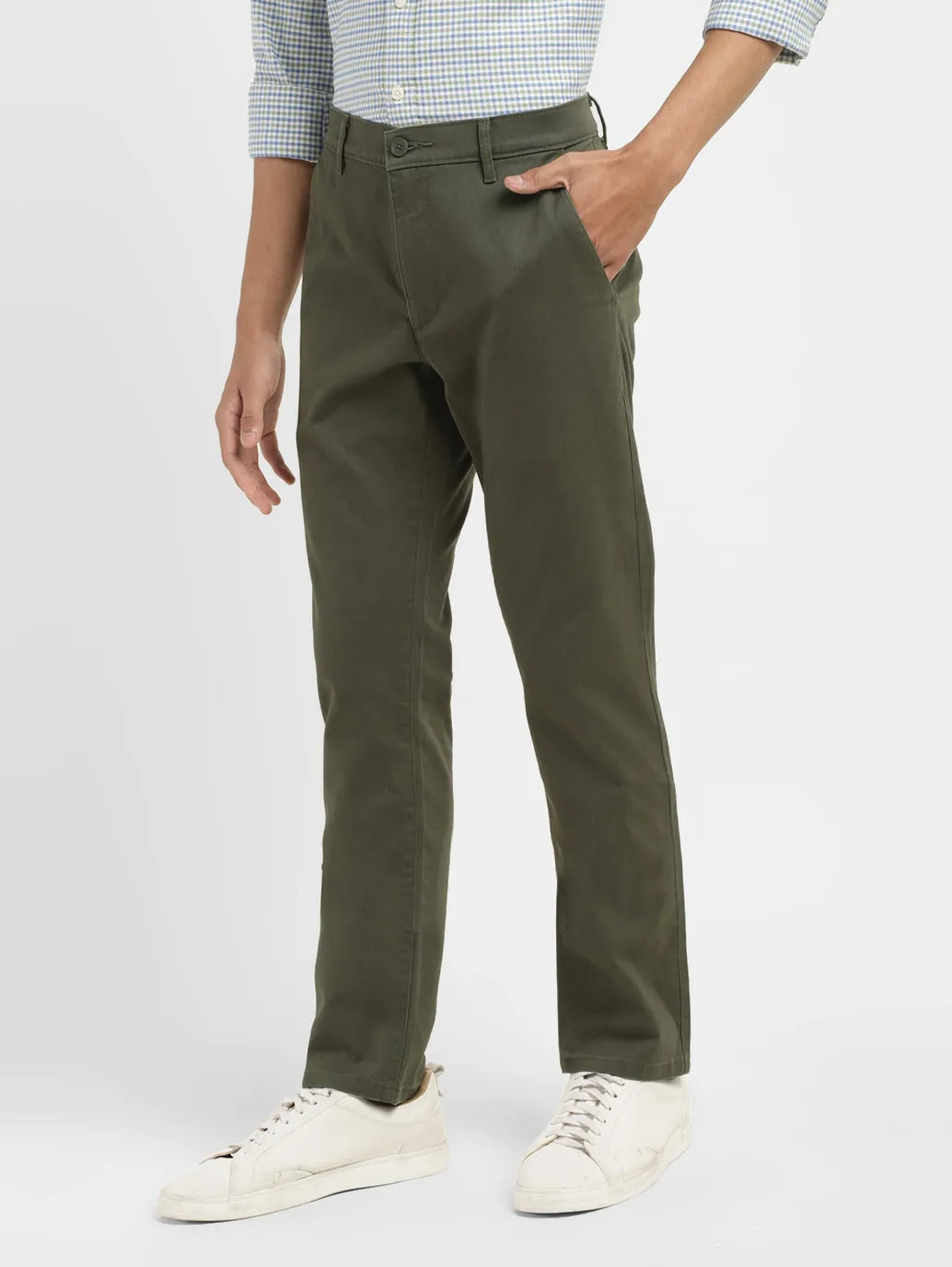 Men's 511 Dark Green Slim Fit Chinos