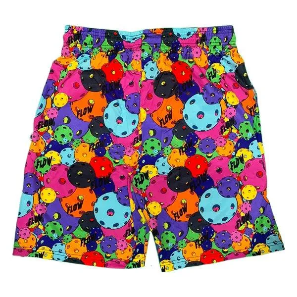 Mens Neon Motley Pickleball Short - 7"