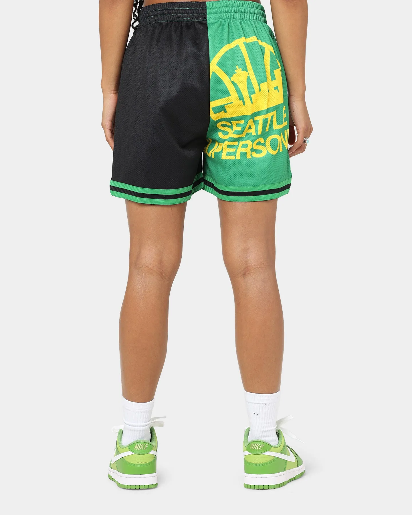 Mitchell & Ness Women's Seattle Supersonics Big Face 5.0 Shorts Black