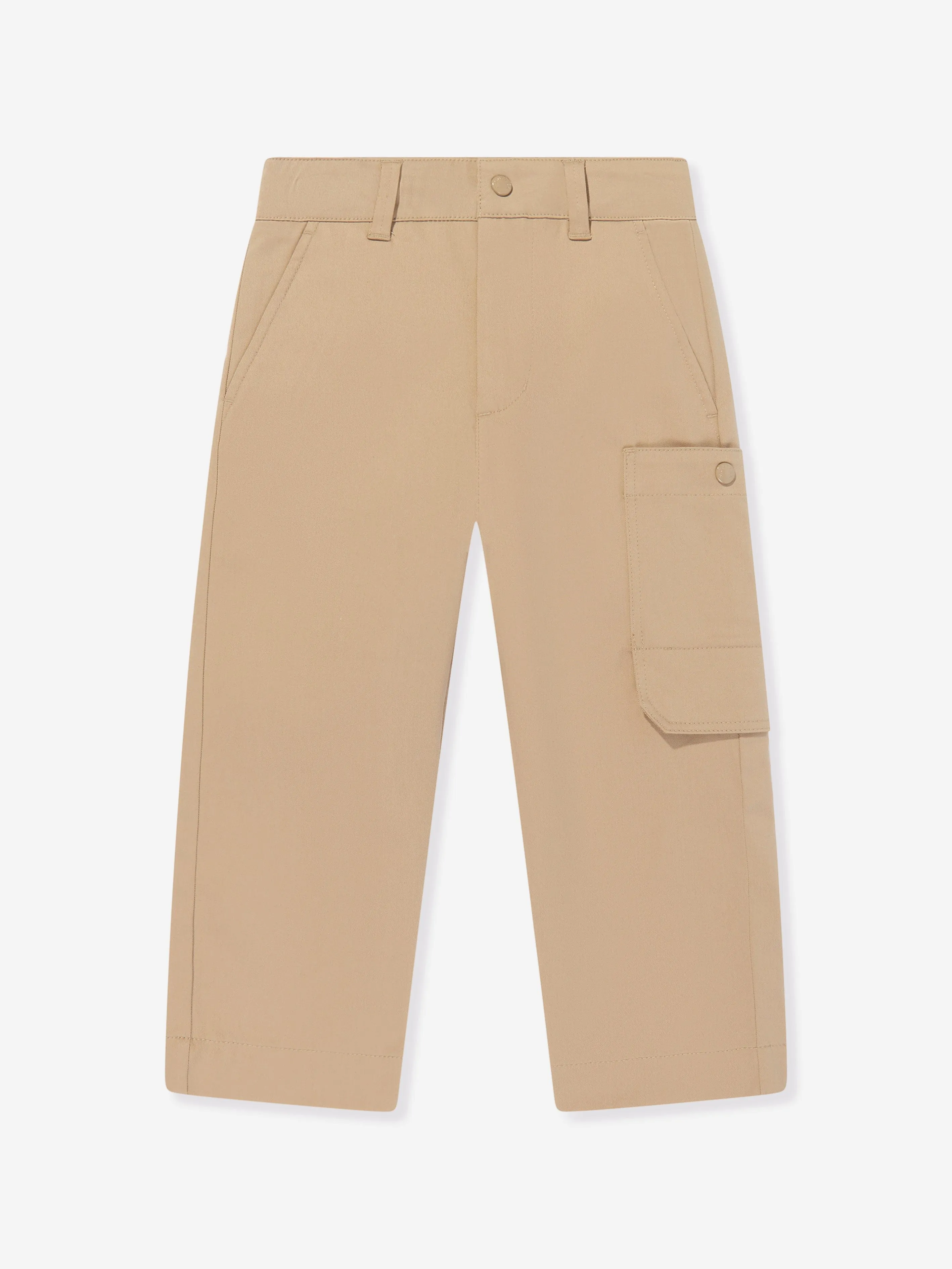 Moncler Enfant Boys Cargo Trousers in Beige